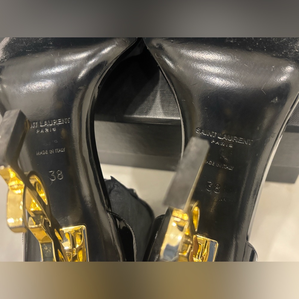 YSL Black Opyum Heels - Picture 8 of 16